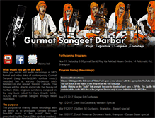 Tablet Screenshot of gurmatsangeetdarbar.com